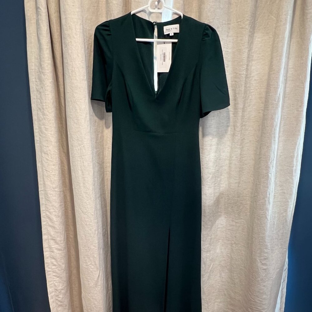 La Brea Dress | Park & Fifth | XS Hunter Green | Never Worn